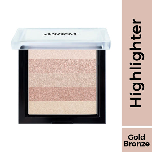 Nykaa Glow Goals! Shimmer Brick Highlighter Palette (7.5gm)